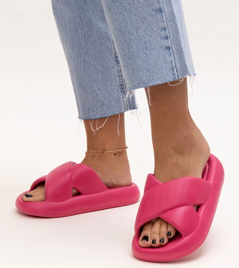 marka niezdefiniowana Papuci de spumă roz închis Manua