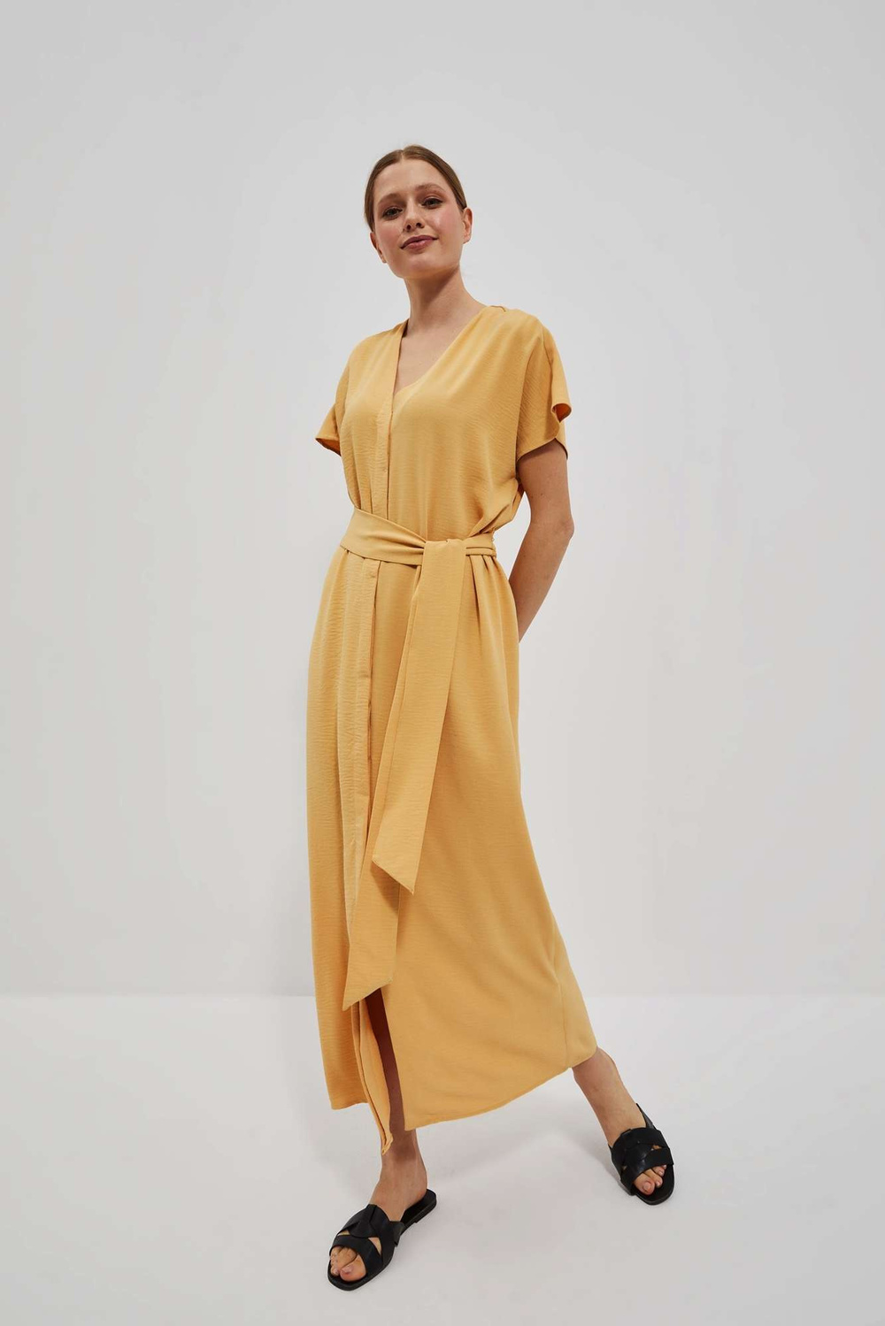 Marisse Women&#039;s Dress L-Su-4046 L.Honey