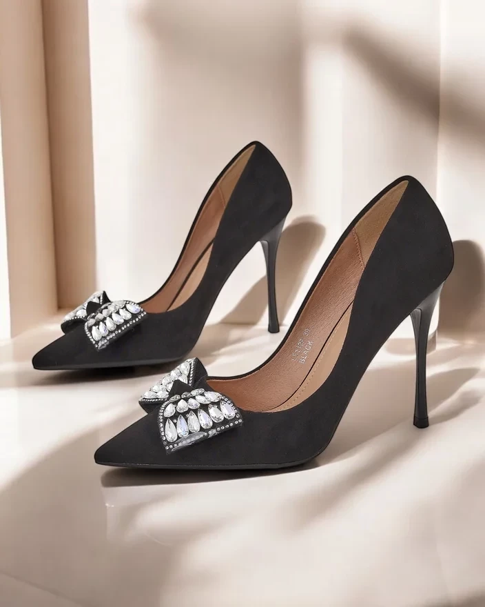 Resti Women's high-heeled shoes with a bow Cocarte