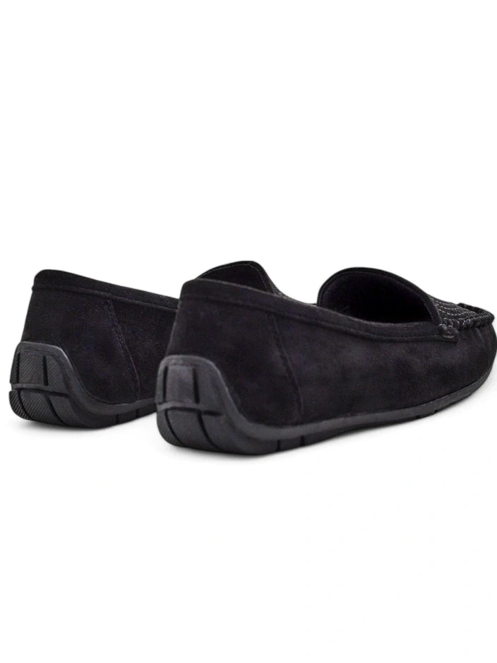 Resti Women's moccasins with rhinestones Ezuess