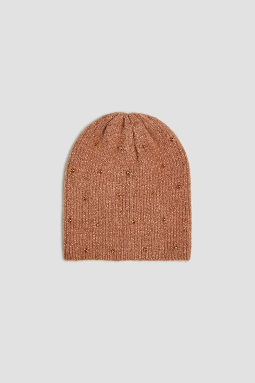 Marisse Knitted Hat With Beads