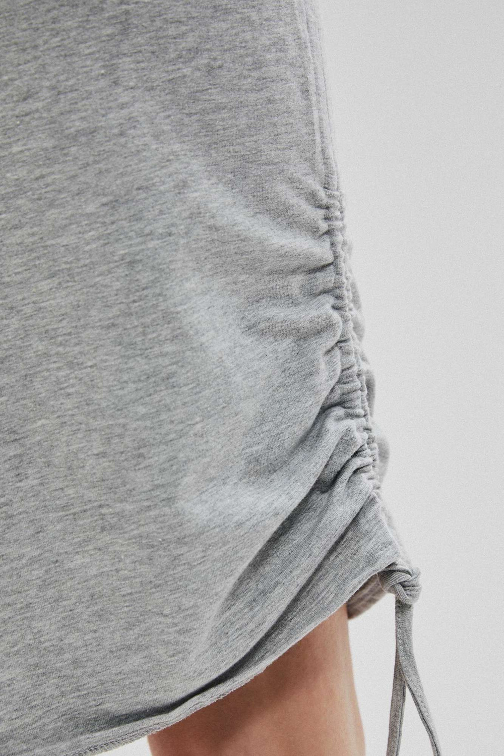 Marisse Smooth Skirt With Cuff Z-Sc-3600 Grey Mel