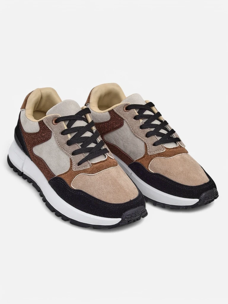 Resti Women&#039;s sports sneakers made of eco-suede Abo