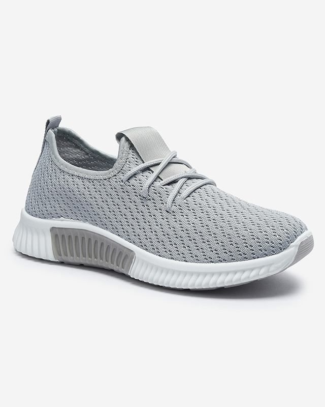 Resti Grey women&#039;s fabric sports shoes Vobbu- Footwear
