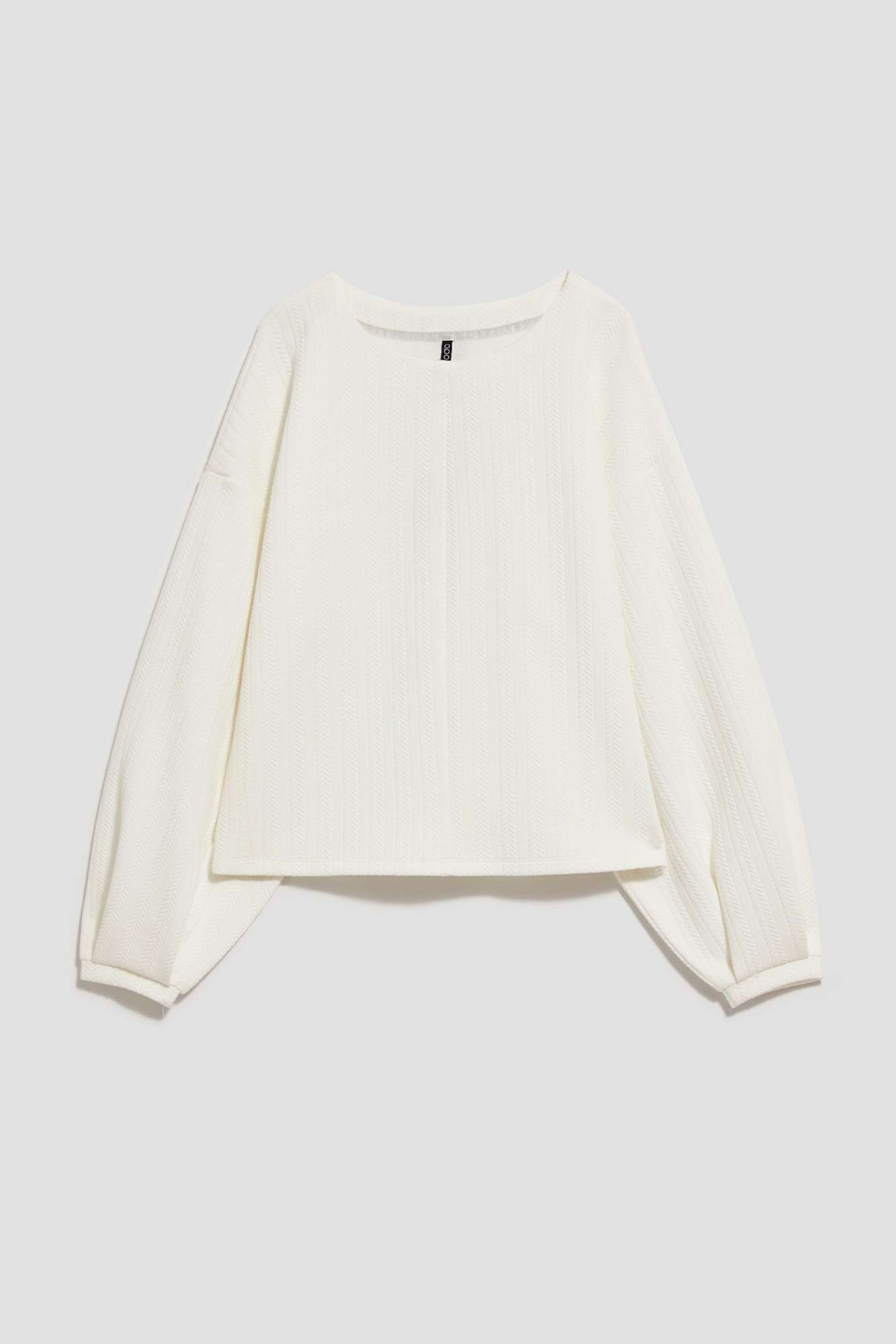 Sweatshirt with fluffy sleeves