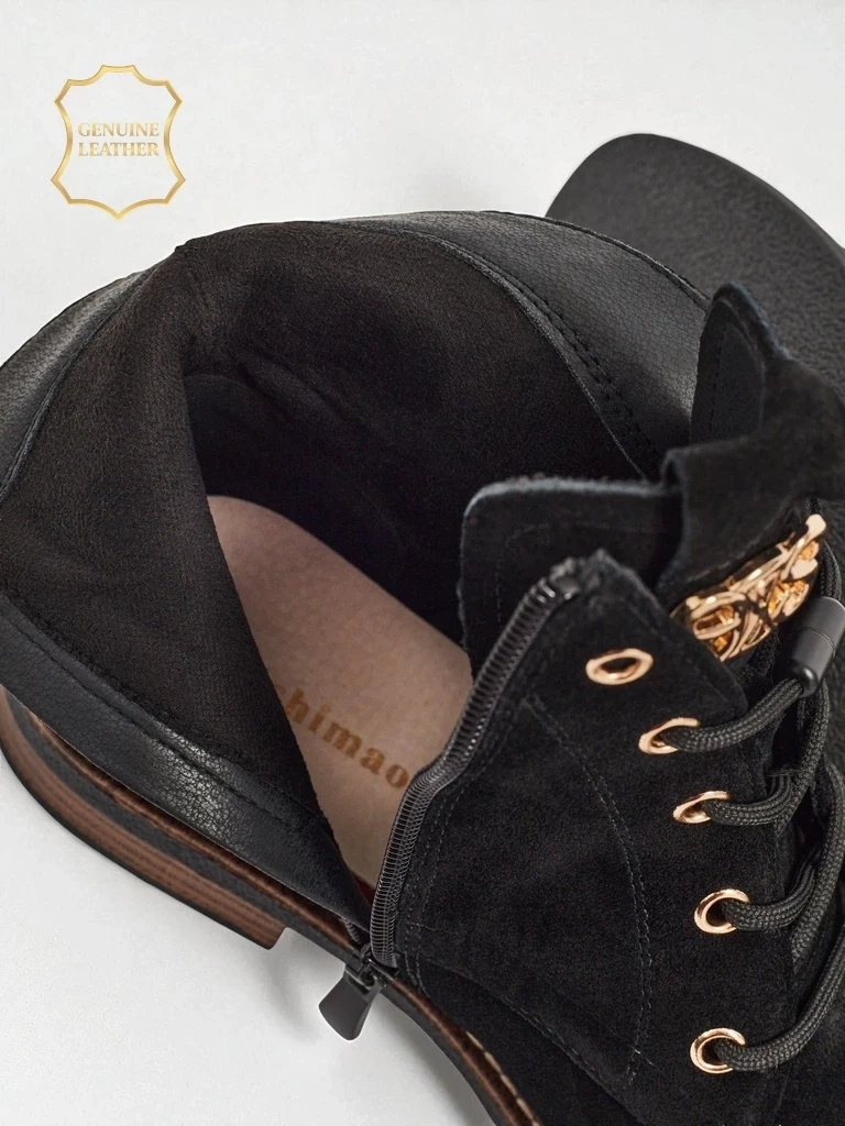 Resti Aurelia Romano Women&#039;s Suede Ankle Boots - Brown, with Fur