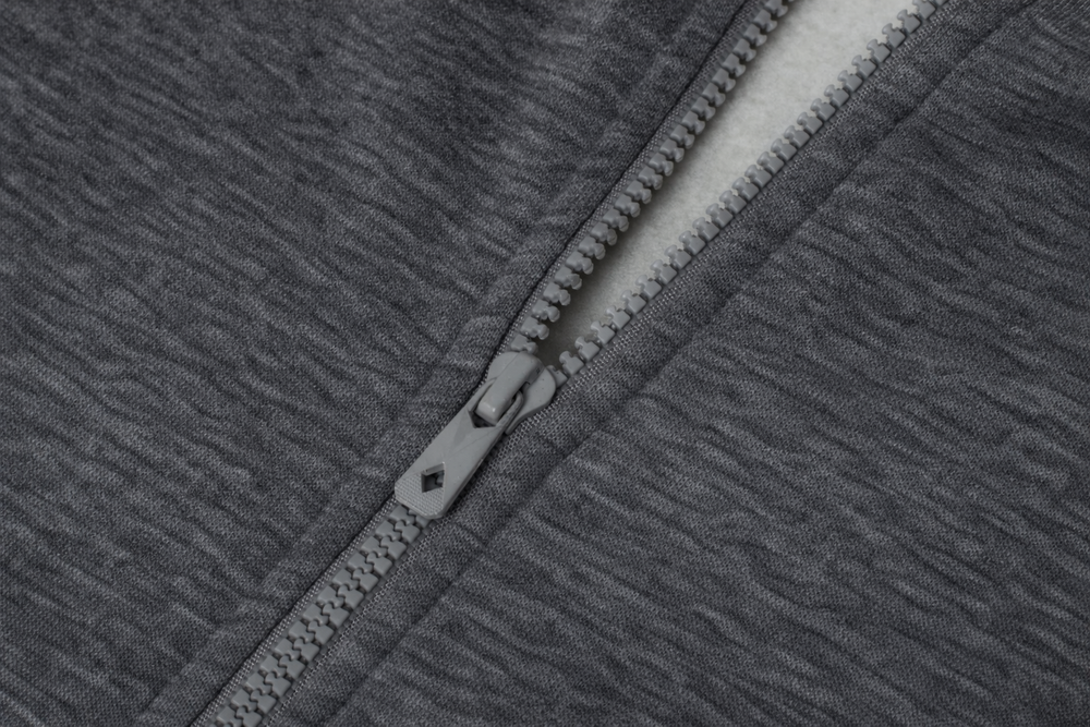J.Style - Pánska mikina na zips tmavosivá