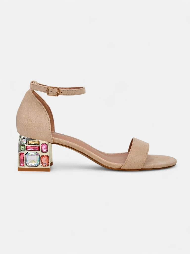 Resti Women&#039;s sandals with a decorative heel Ballou