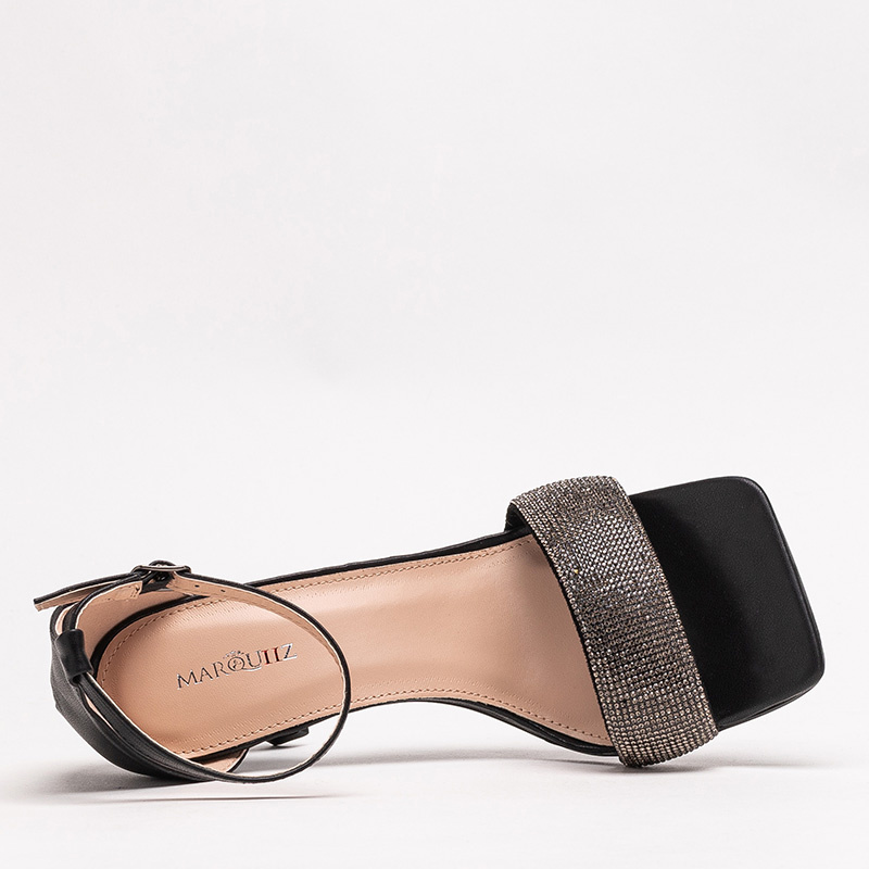 Resti Black women's sandals on a high heel Enedi - Footwear