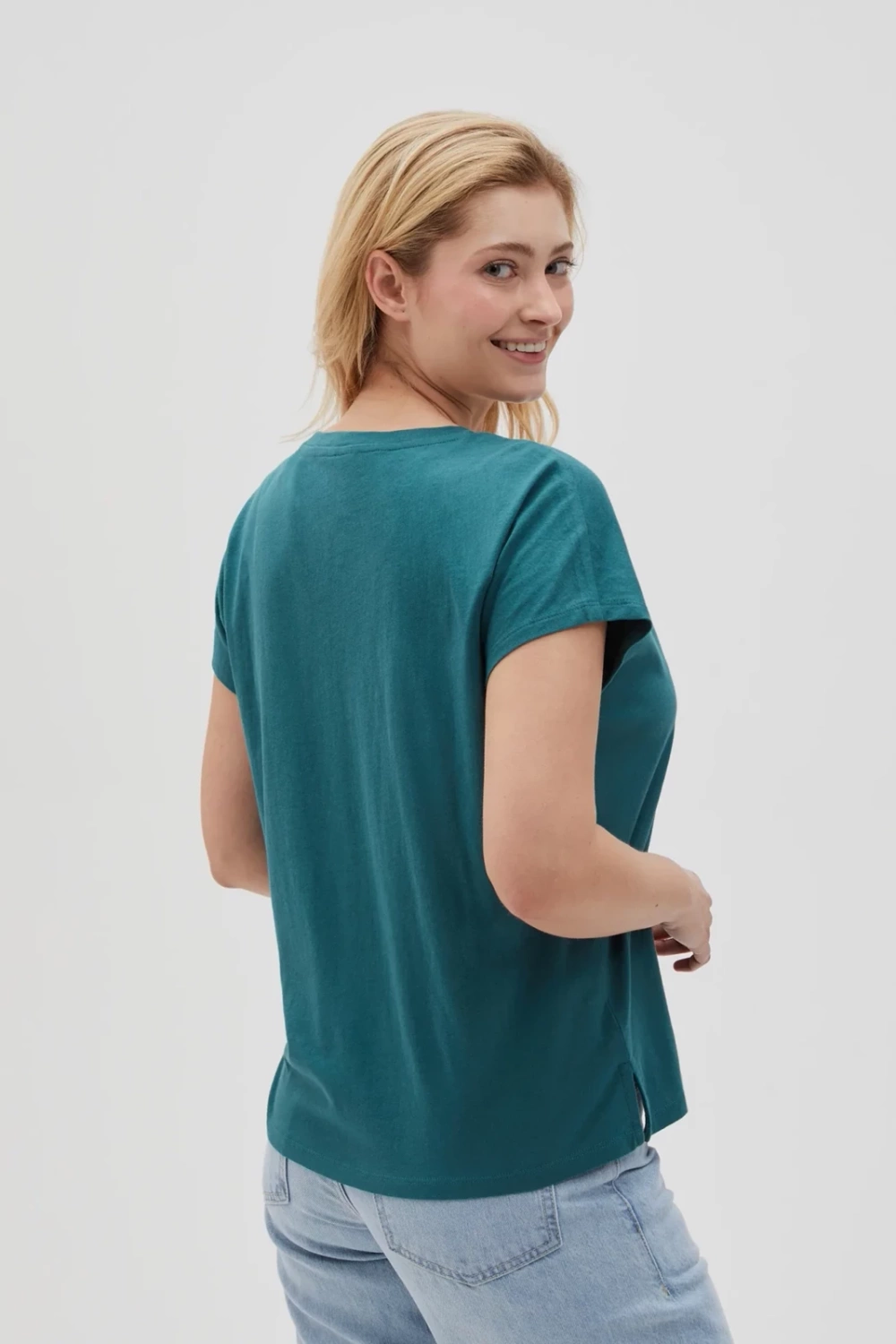 Marisse Women's T-Shirt L-Ts-4623 D.Green