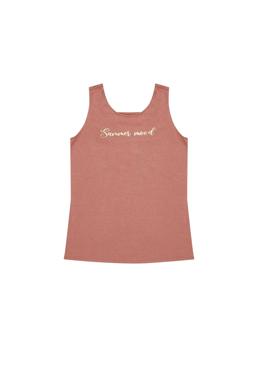 T-shirt with metallic print