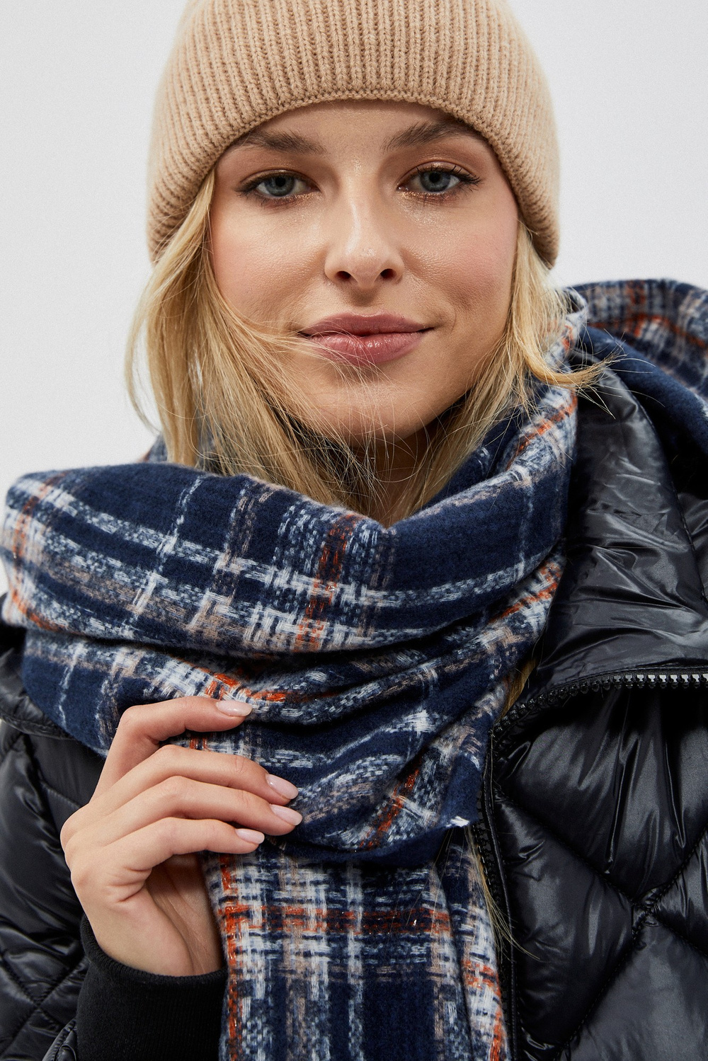 Marisse Checked scarf