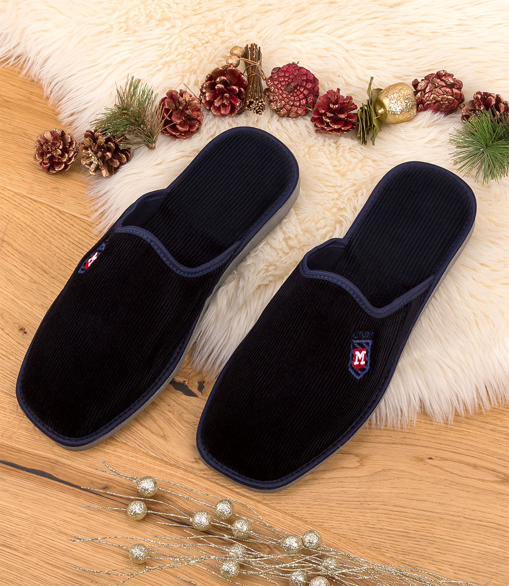 Мъжки чехли NS-401 тъмносини