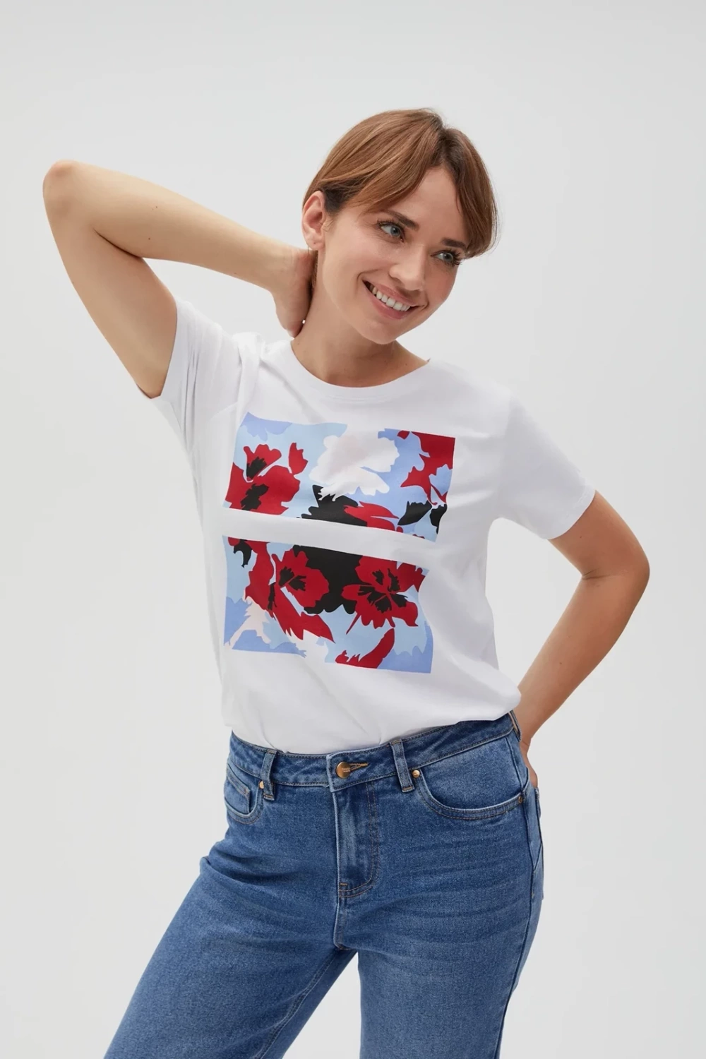 Marisse Women&#039;s T-Shirt L-Ts-4628 White