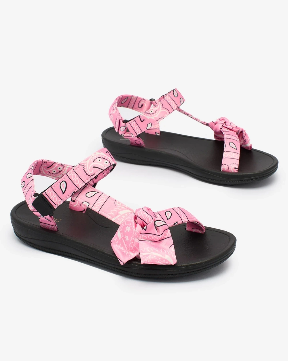 Resti Pink women&#039;s sandals with bow Oyall