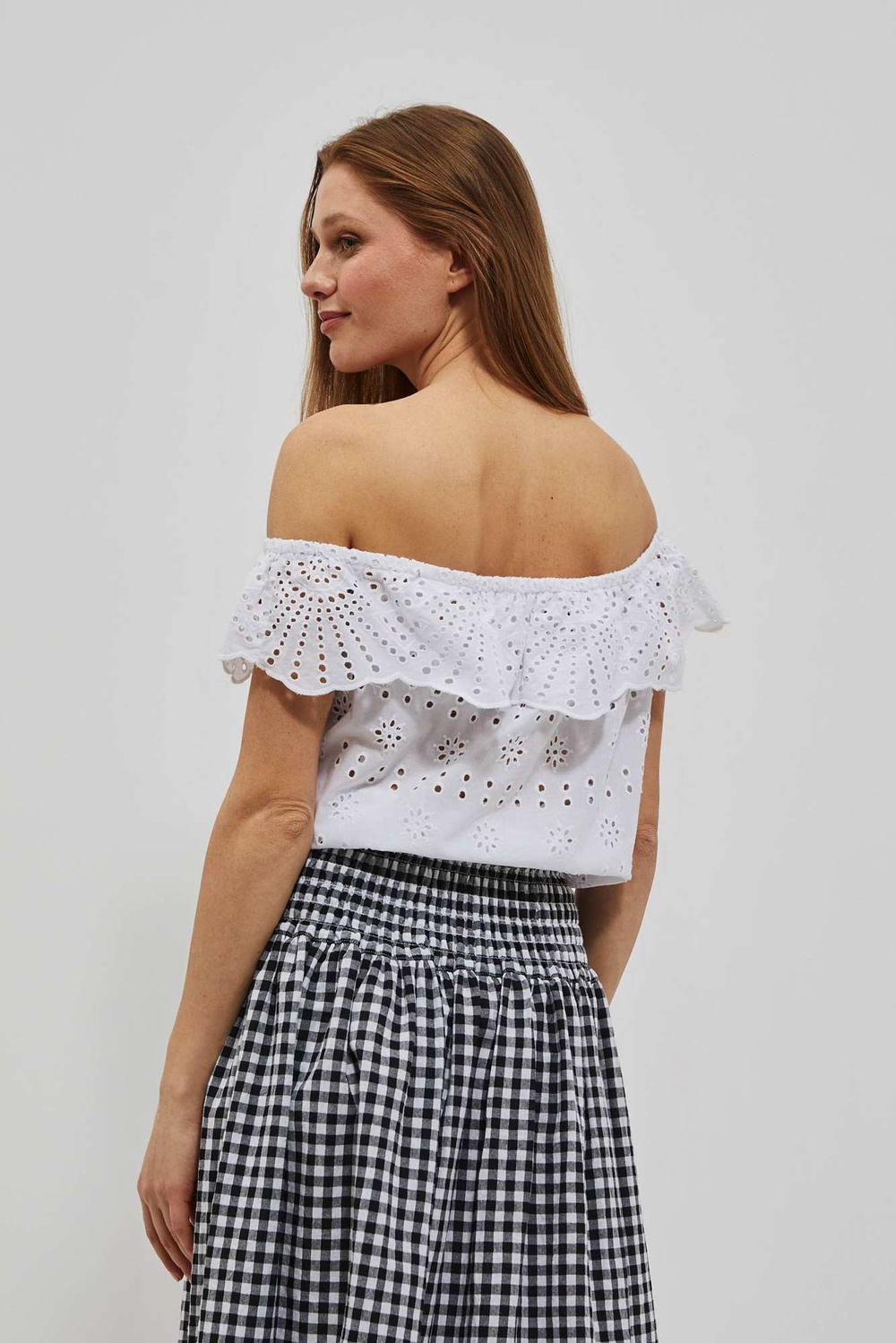 WOMEN'S SHIRT L-KO-4035 WHITE