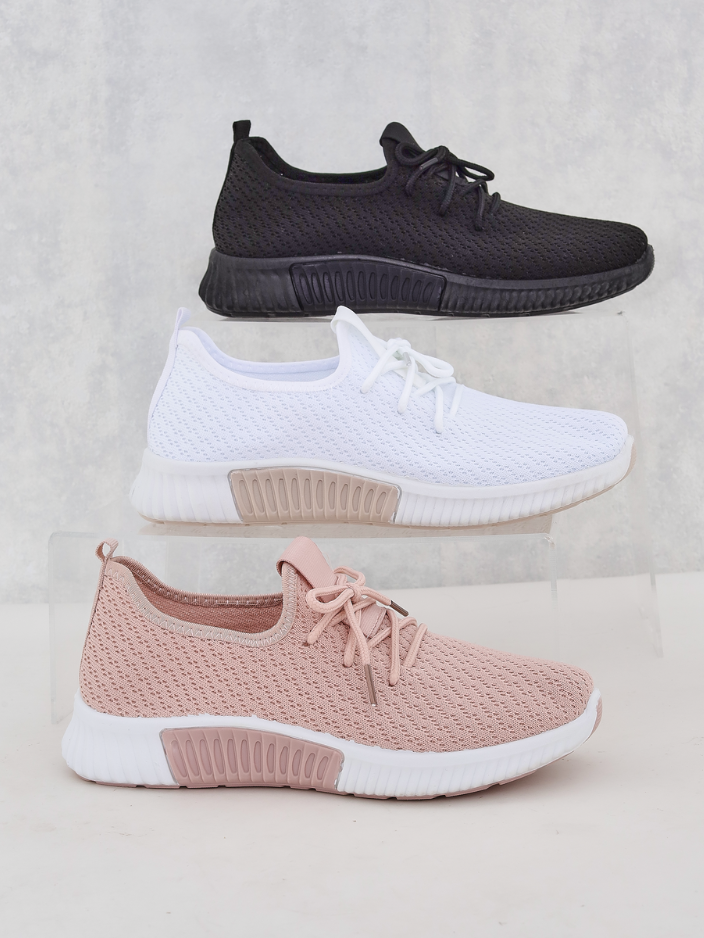 Resti Pink women's fabric sports shoes Vobbu- Footwear