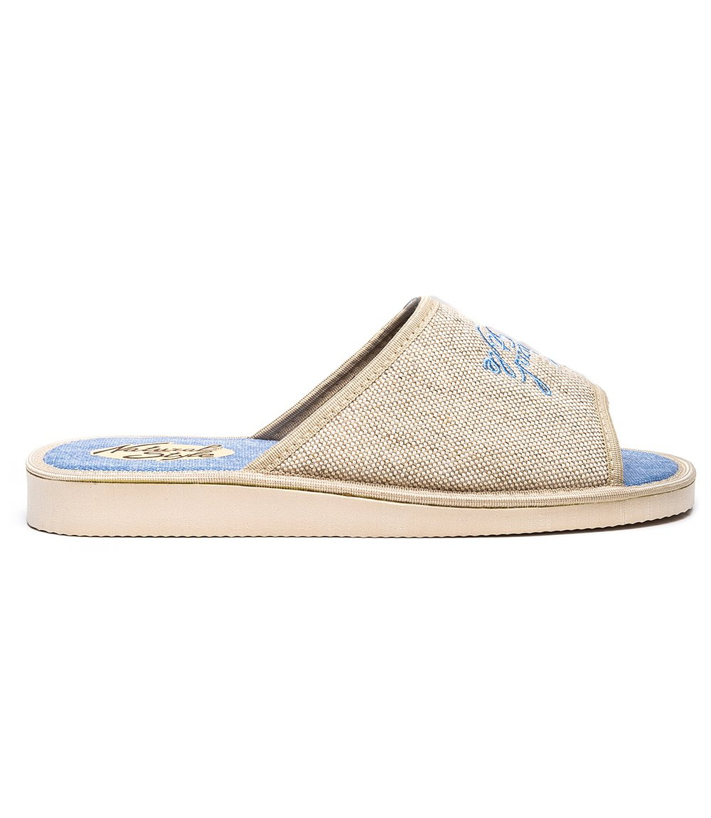 Dámske papuče Natural Style NS-004 modro-béžové