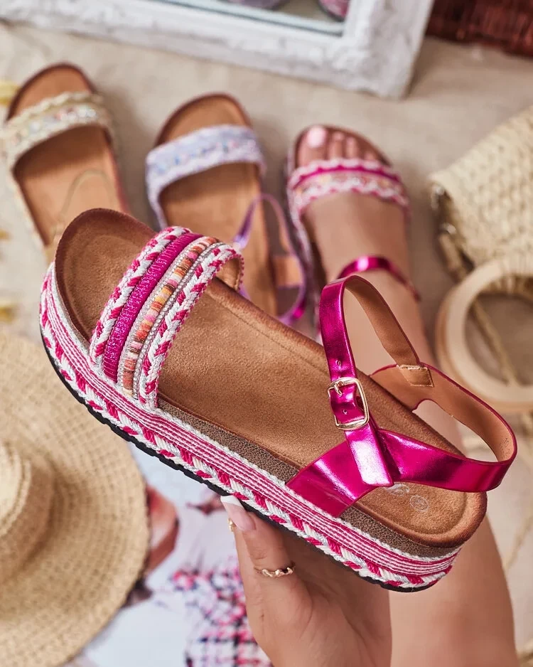 Resti Royalfashion Women's Embroidered Mussir Sandals