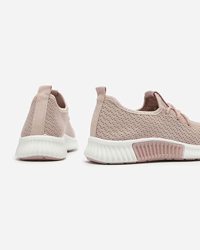Resti Pink women's fabric sports shoes Vobbu- Footwear
