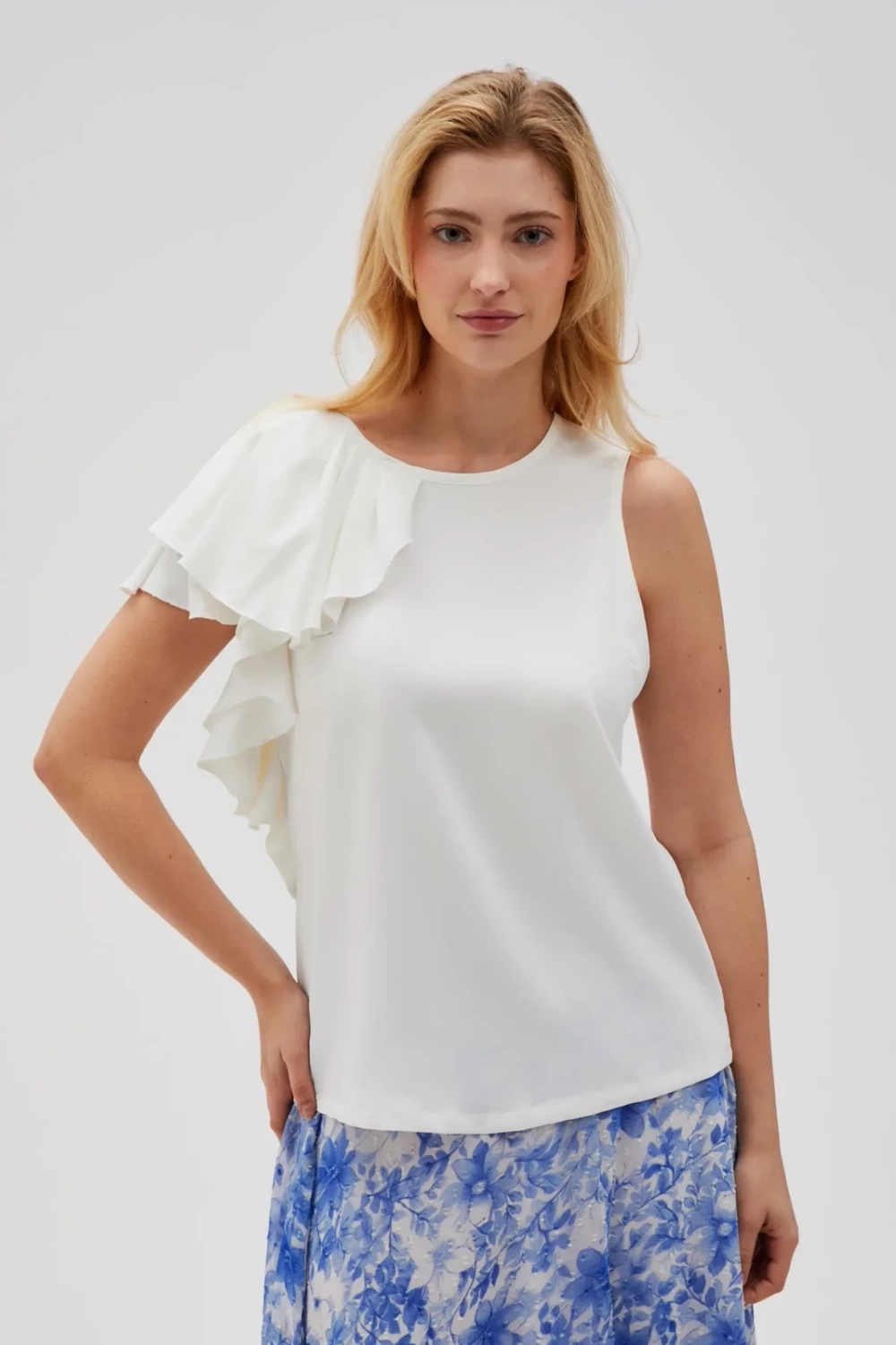 Marisse Women&#039;s Shirt L-Ko-4632 Off White