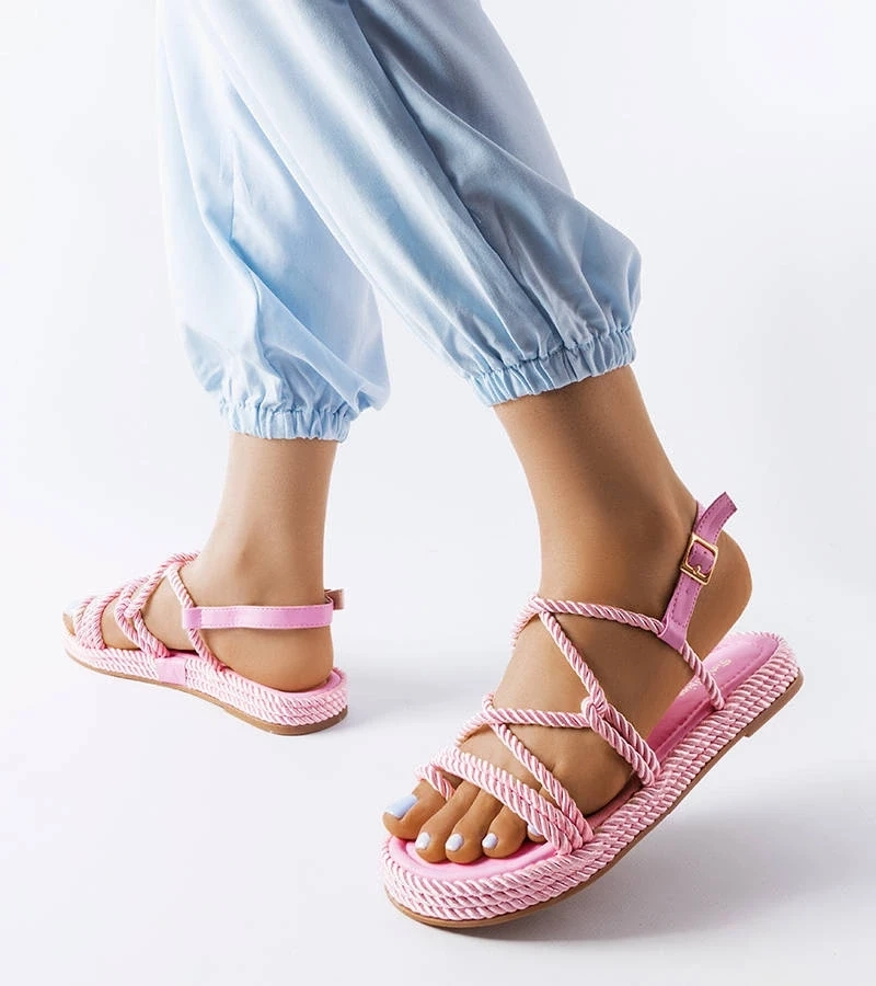 Gemre Sandale Rose împletite Burwell