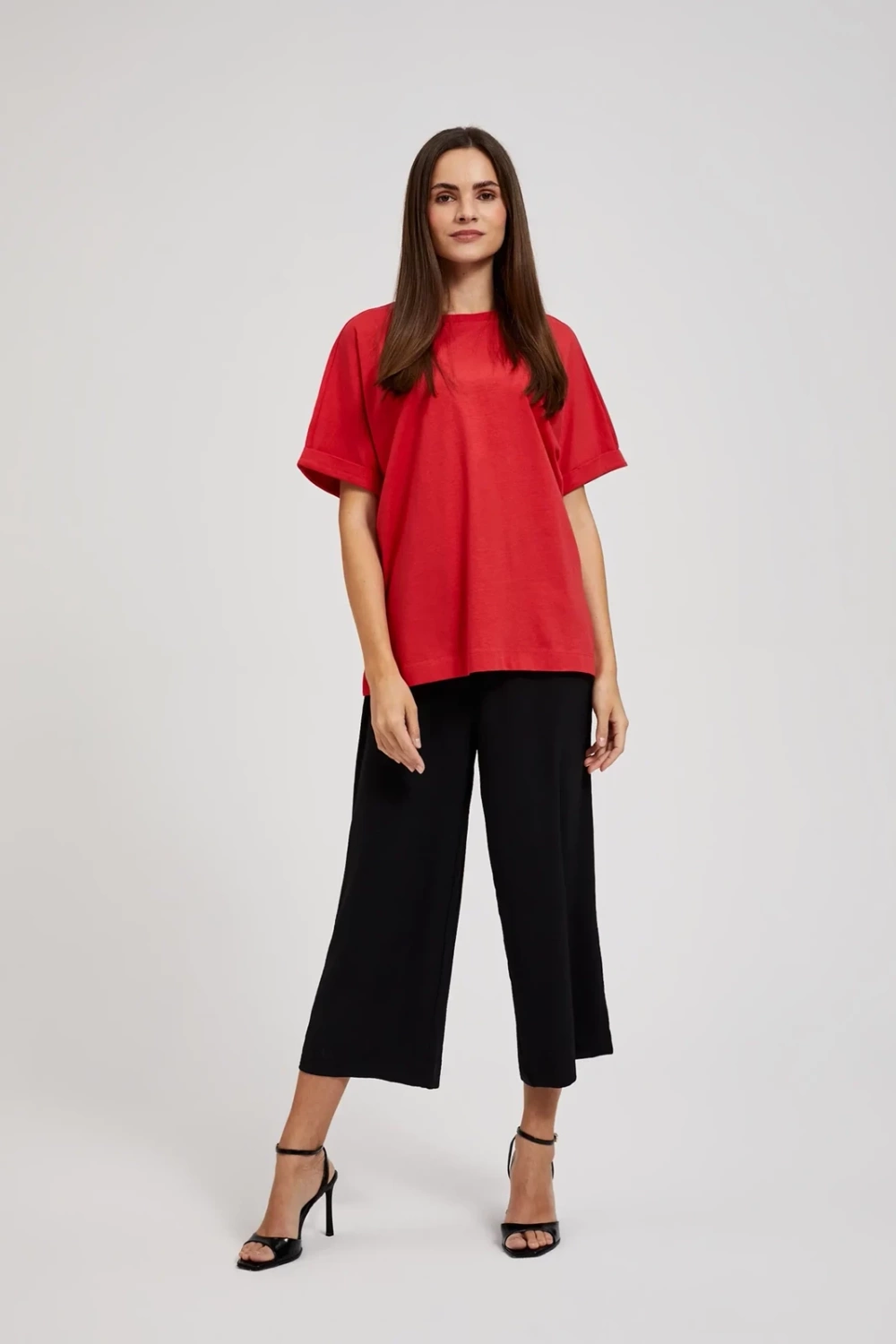 Marisse Women's Blouse L-Ts-4420 Red