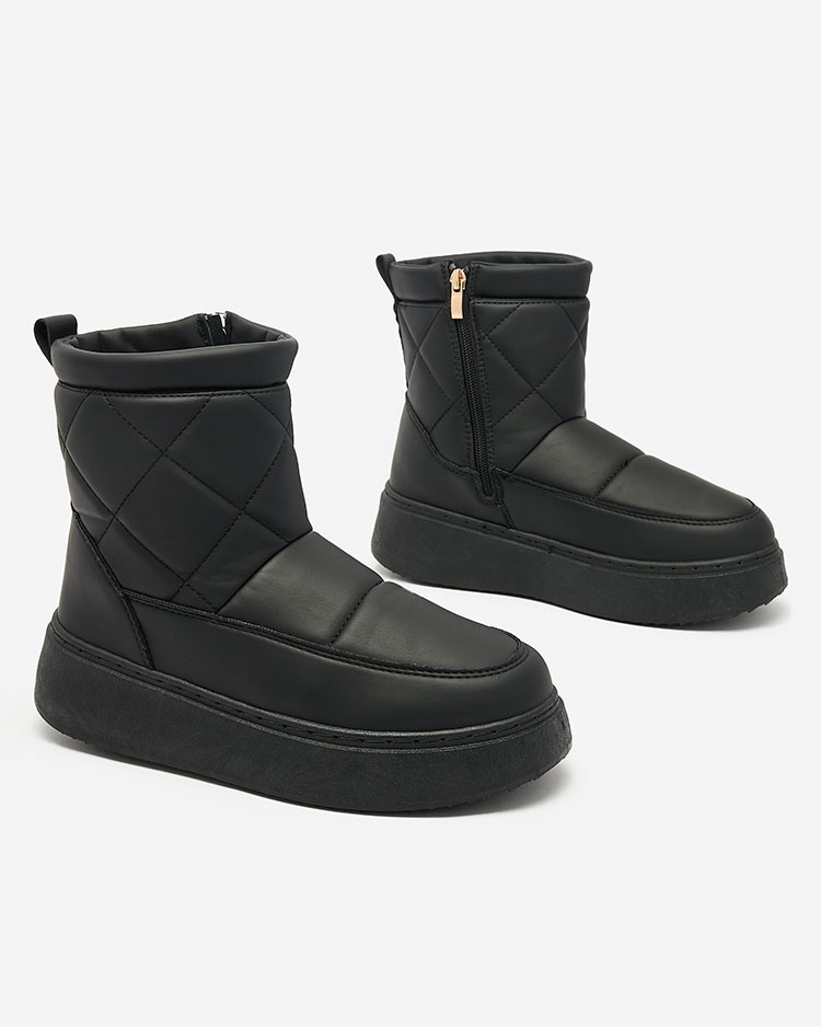 Resti Black women&#039;s boots a&#039;la snow boots Kacecica