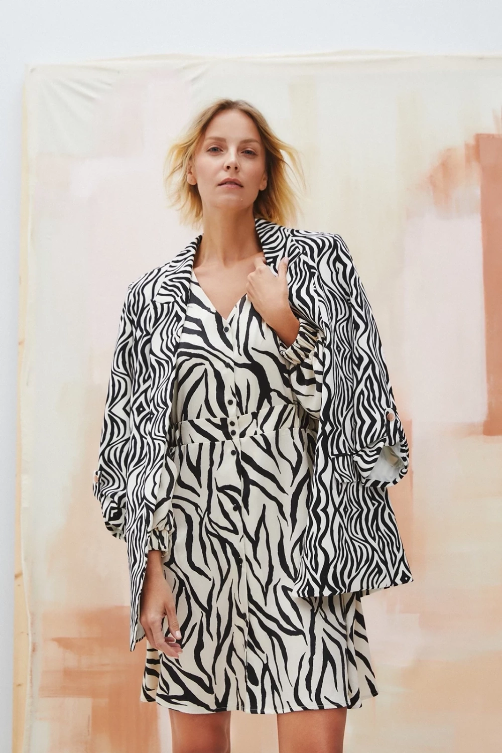 Marisse Women&#039;s Dress L-Su-4610 Off White
