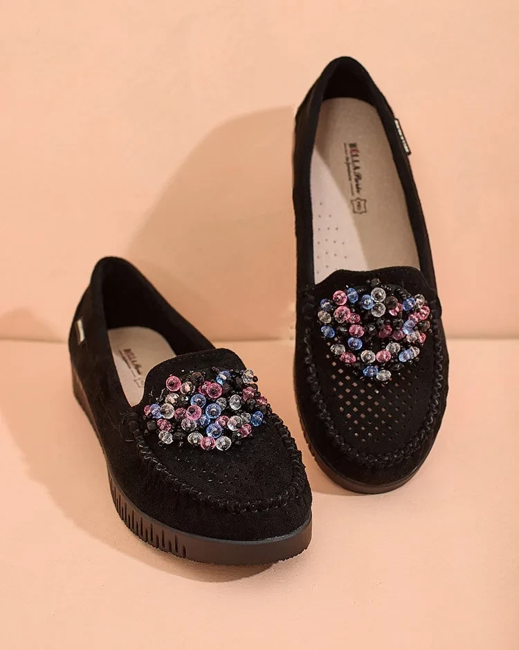 Resti Women's beaded openwork moccasins Namis