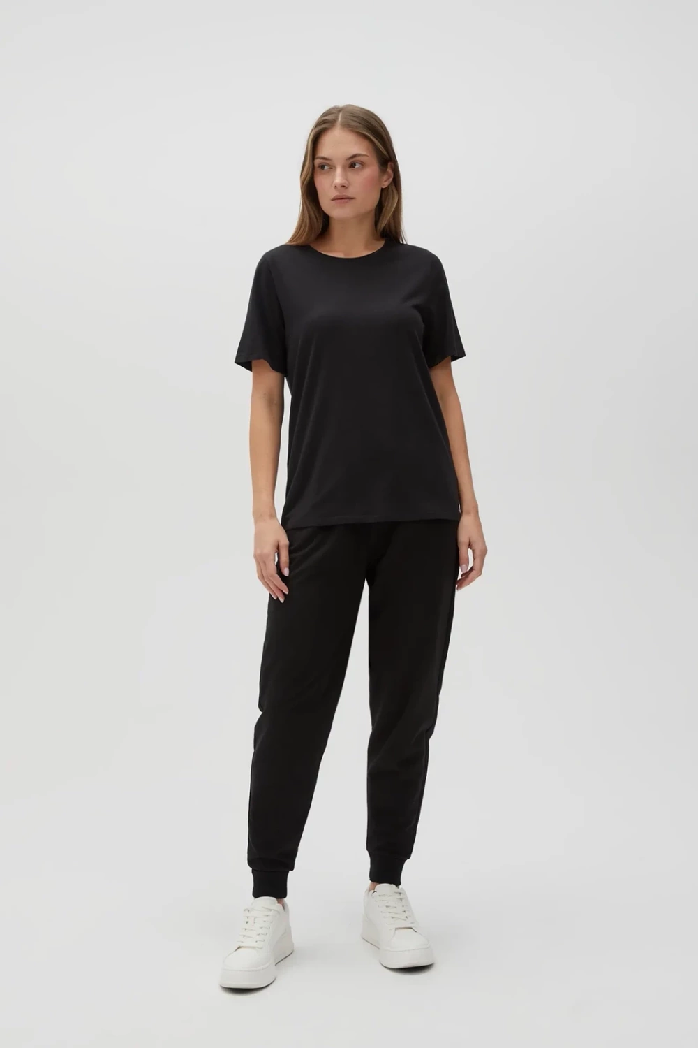 Marisse Women's T-Shirt L-Ts-4624 Black