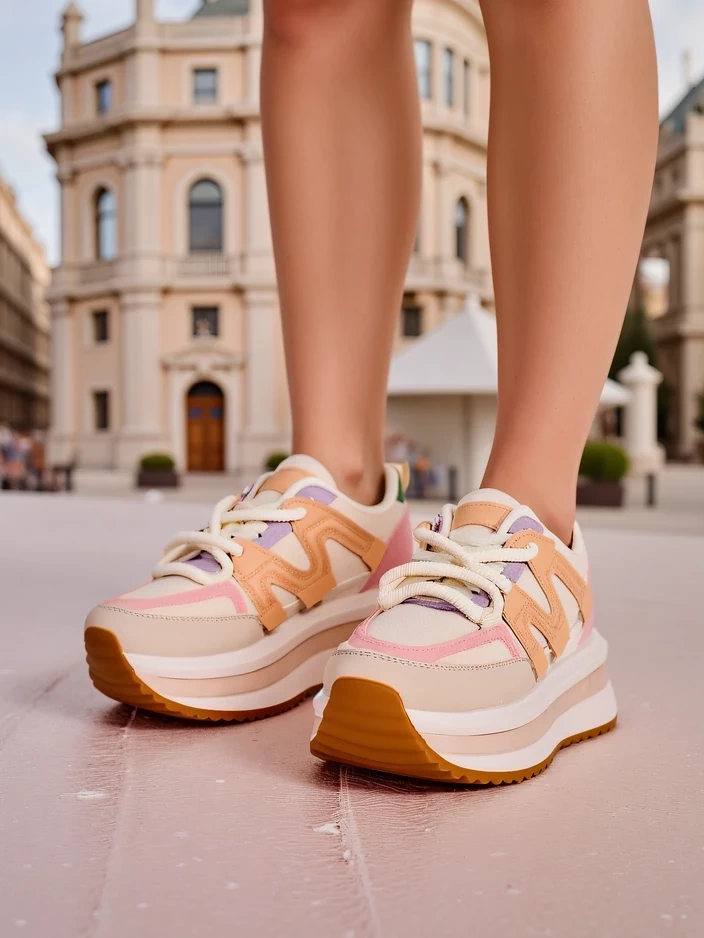 Resti Women's sporty platform sneakers Eviger