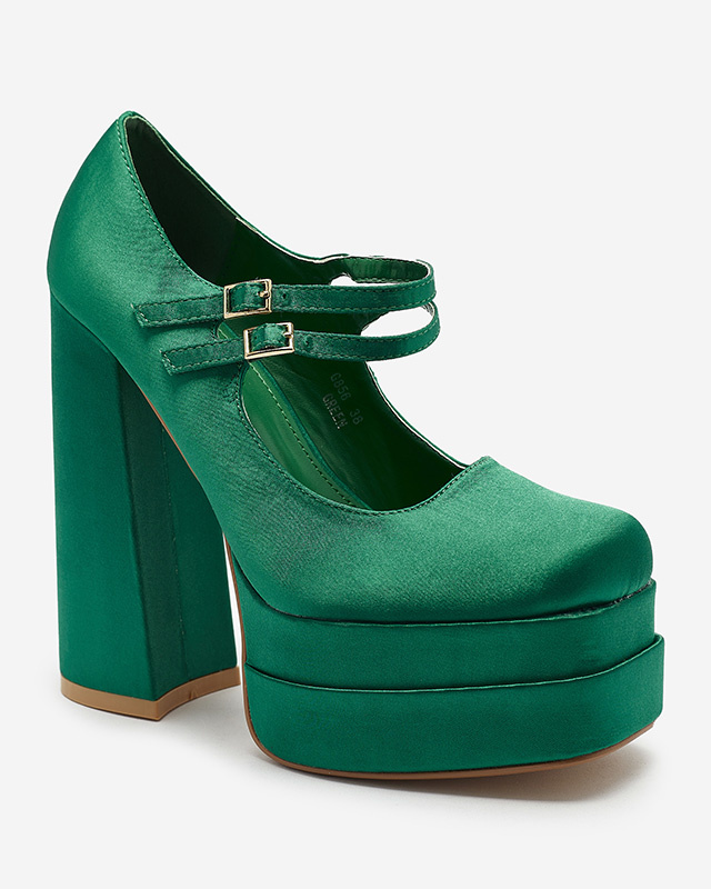 Resti Green women&#039;s high stiletto pumps Elika - Footwear