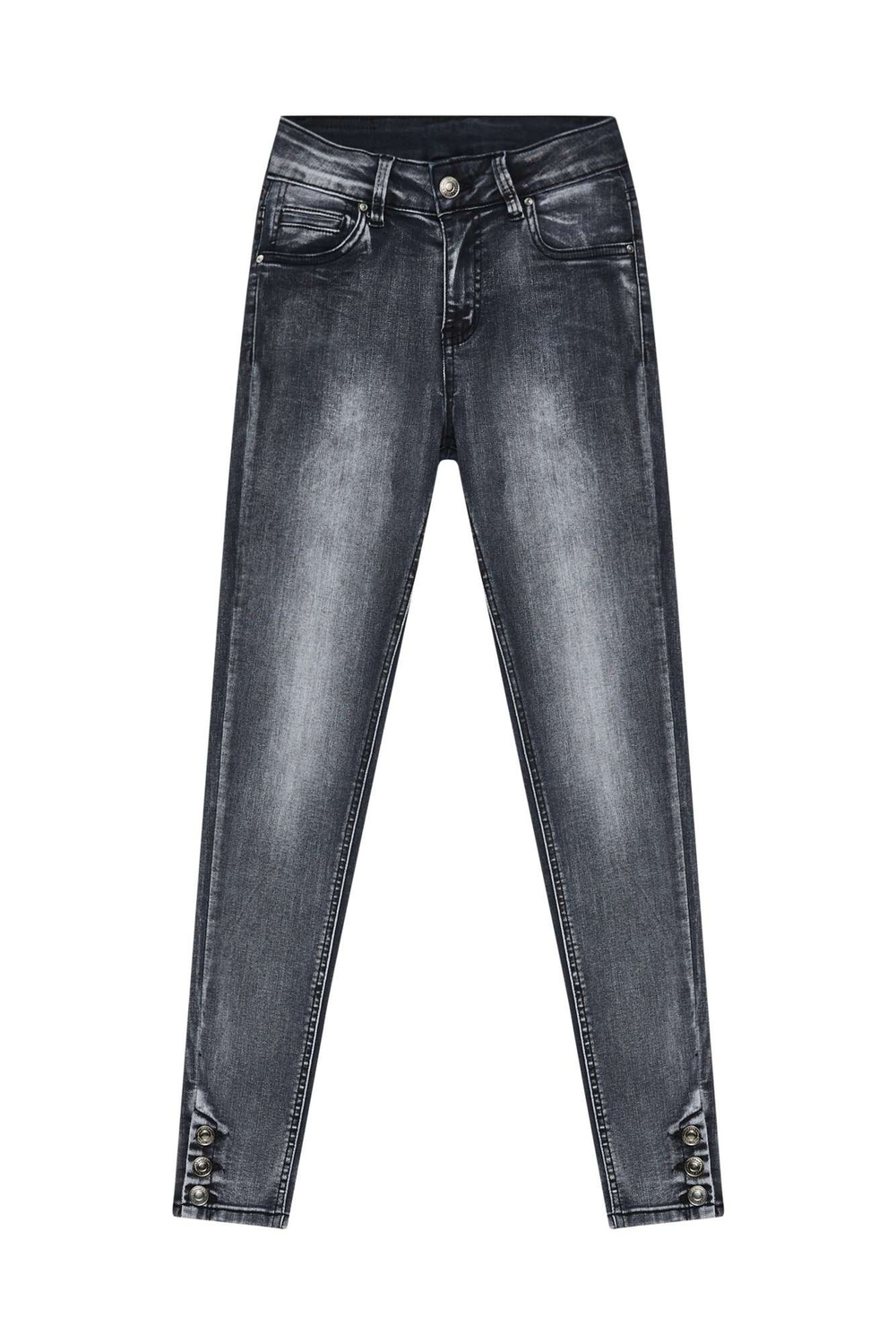 Marisse Medium Waist Jeans L-Je-3713 Graphite
