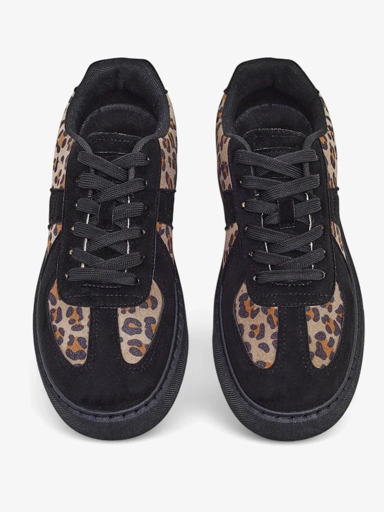 Resti Women's sporty sneakers with a leopard print Big Cat