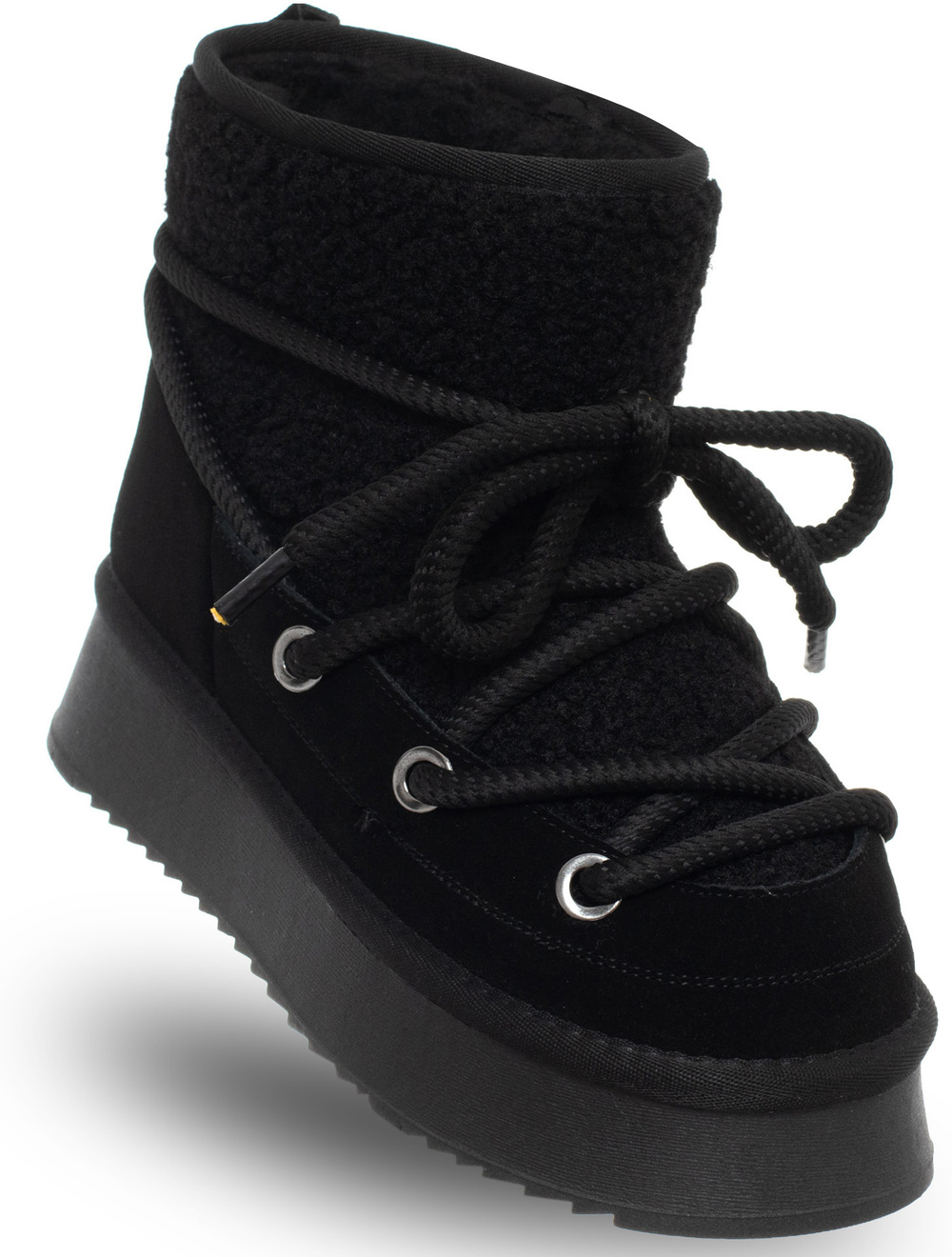 Дамски кожени боти до глезена Solo Soprani