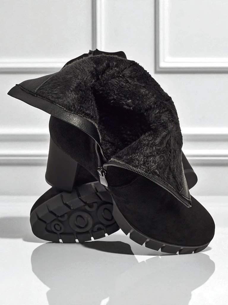 Resti Women's Eco Suede Heeled Ankle Boots RuneFlicker