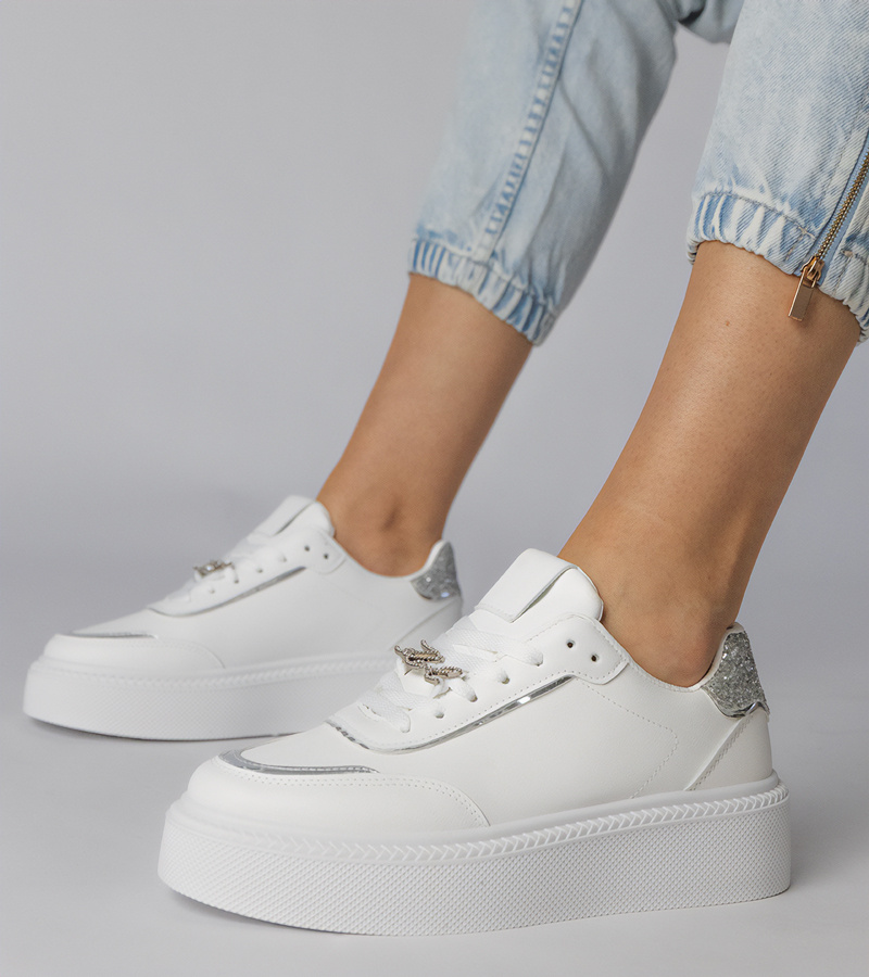 marka niezdefiniowana Pink transparent high heel sandals with rhinestones Kloksi