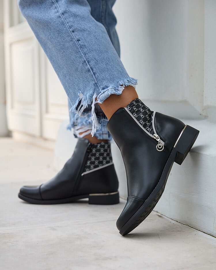 Resti Black women&#039;s boots a&#039;la sztyblety Orlaa