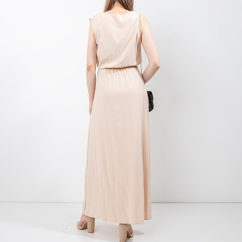 Resti Beige women's maxi dress - Clothing