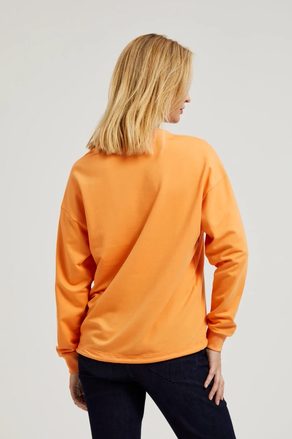 Marisse Women&#039;s Sweatshirt Z-Bl-4509 Orange