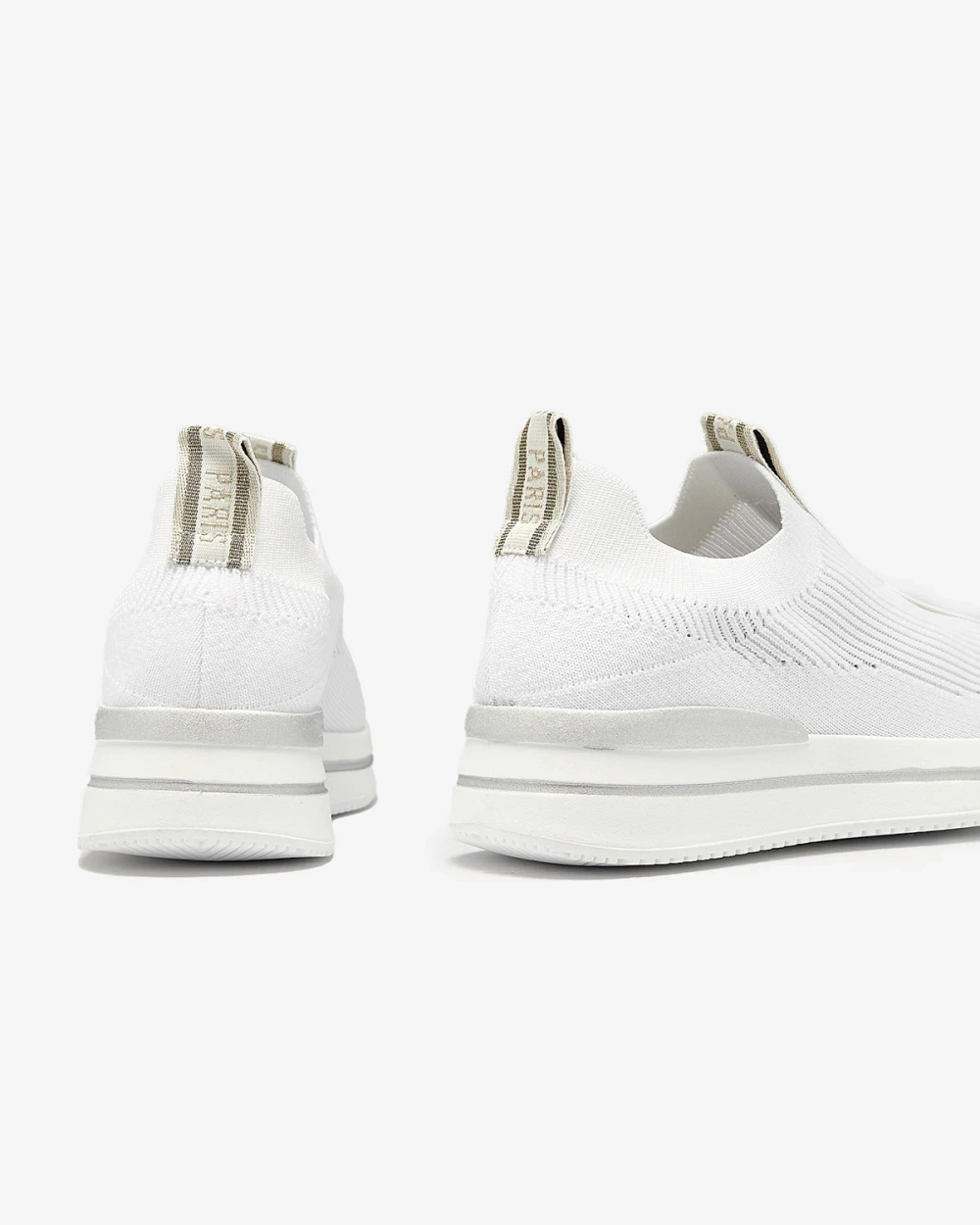 Resti Women's slip-on sports shoes with lettering in white Cerppa- Footwear