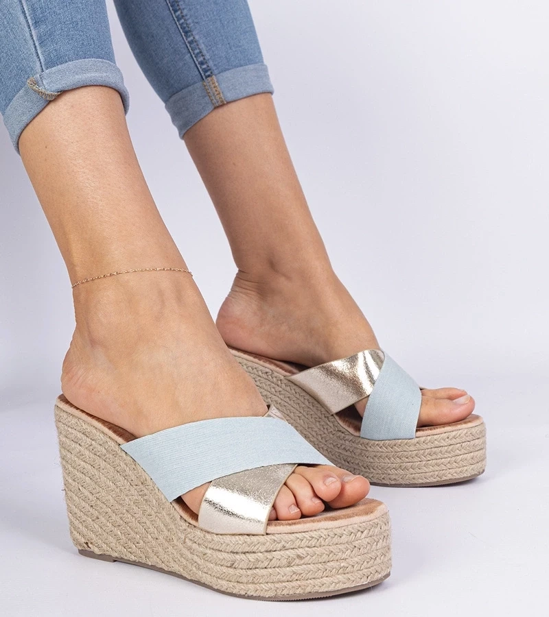 Gemre Sandale din denim cu platformă Lerada