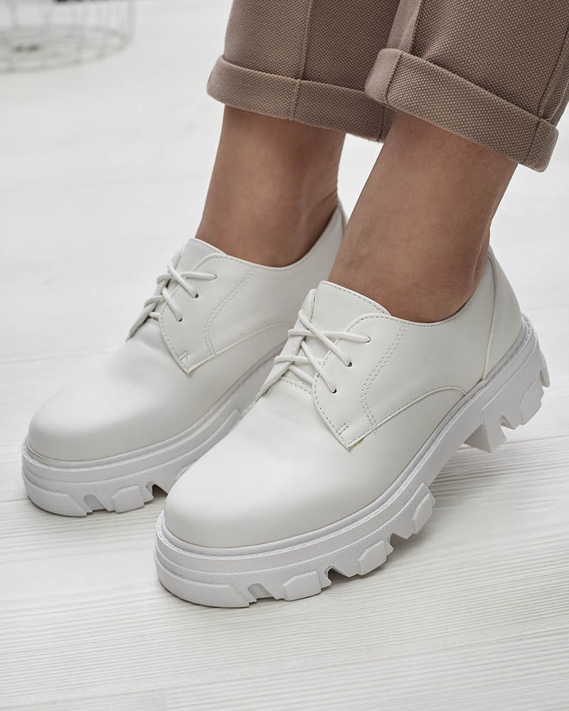Resti White women's half boots Delgor- Footwear