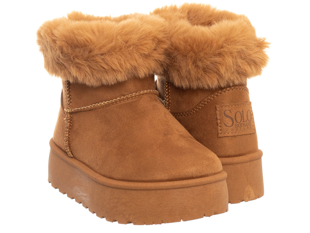 Sandále SOLO SOPRANI COUTURE camel
