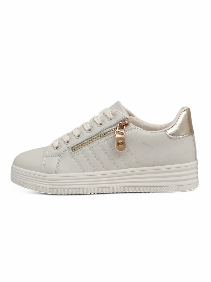 Resti Women's sporty sneakers with decorative zipper Evrove