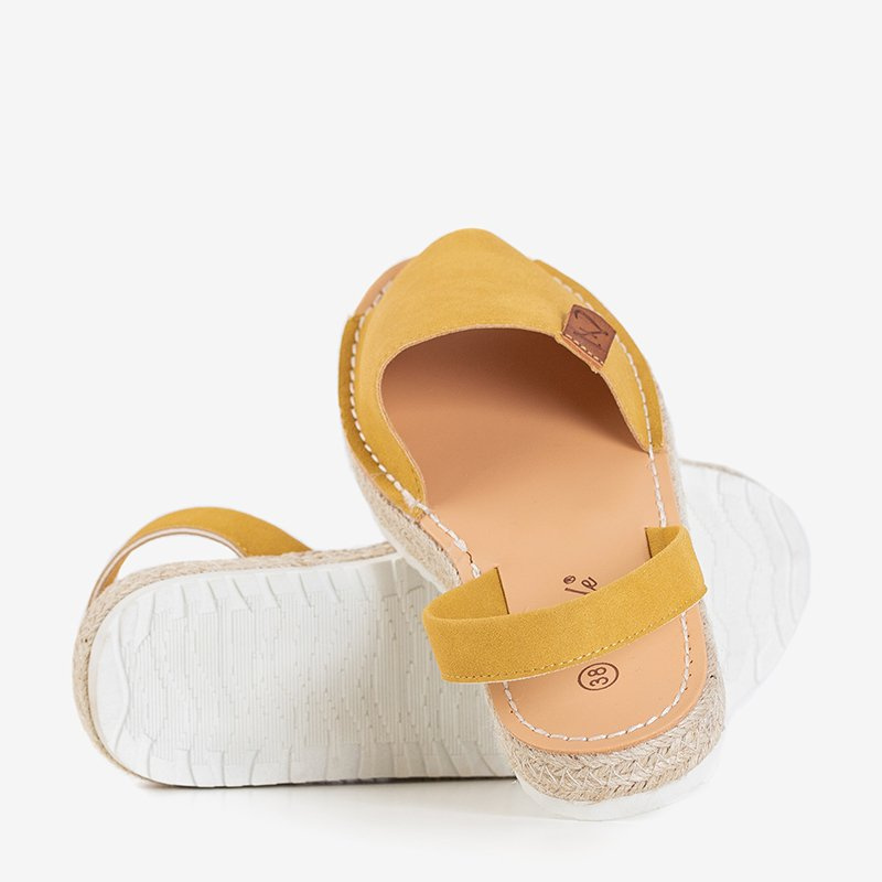 Resti Yellow women's platform sandals Zarelin - Footwear