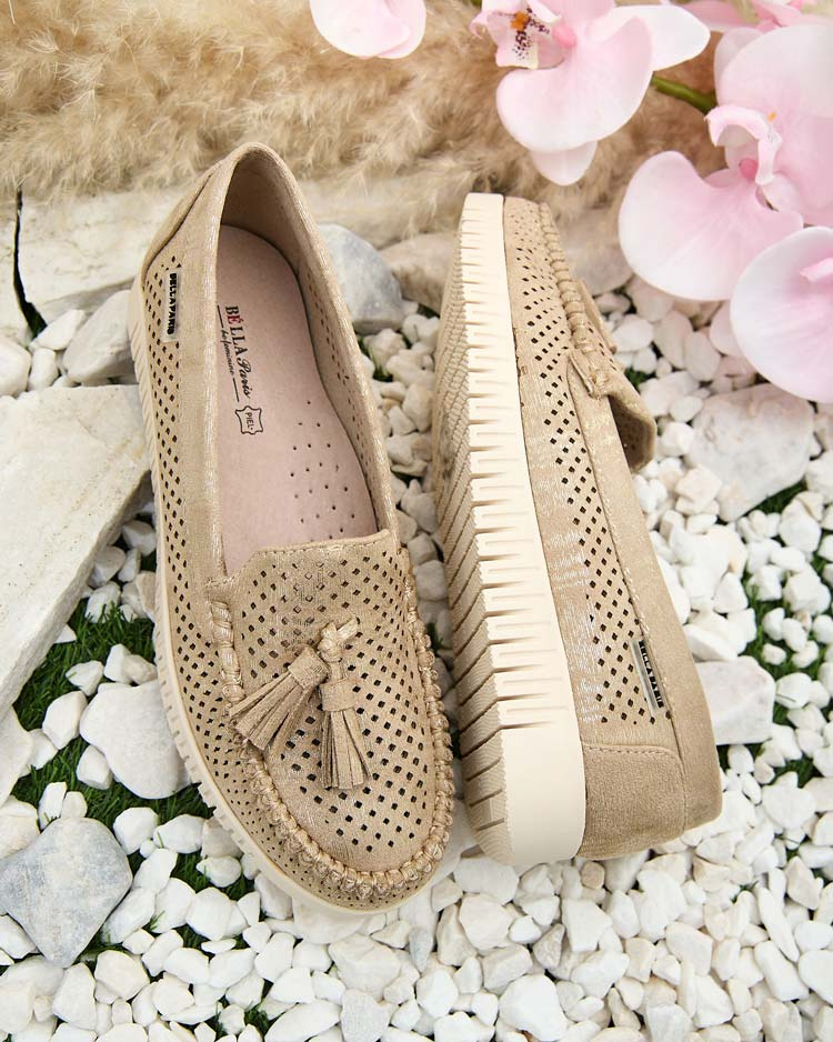 Resti Women&#039;s openwork moccasins Molaffa