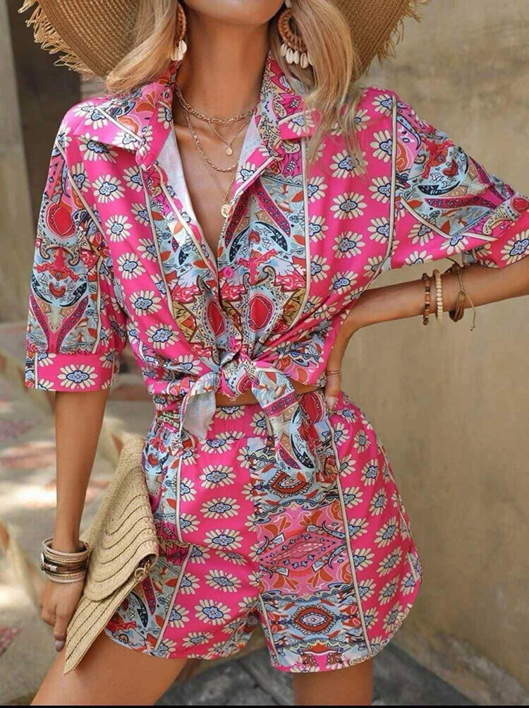 Resti Patterned women's set