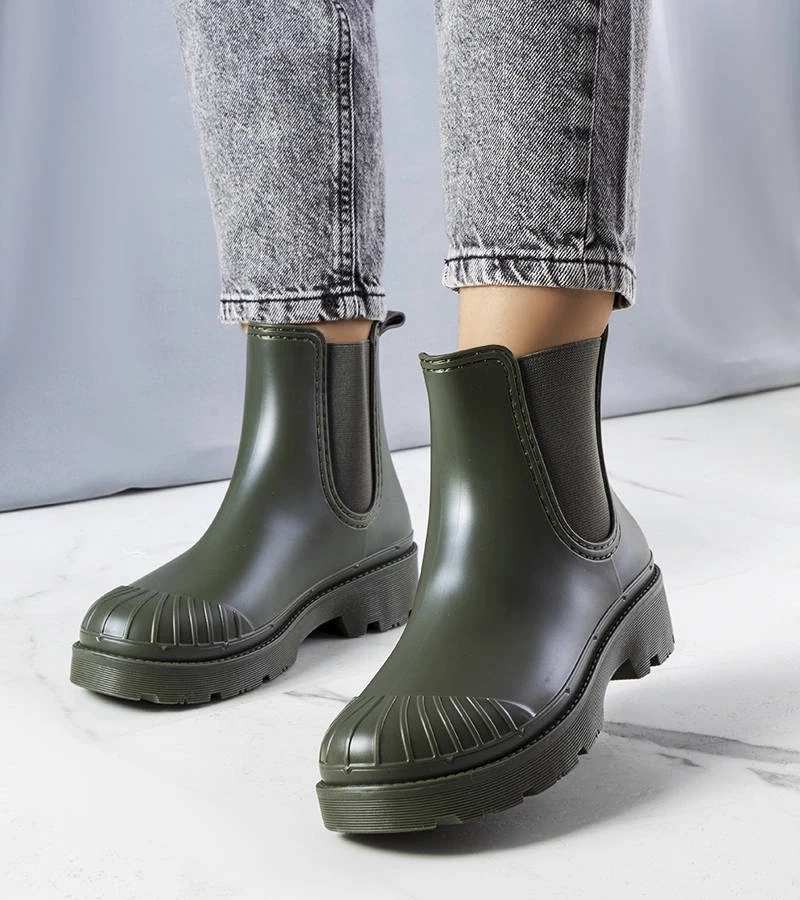 Gemre Pantofi scurți verzi Michele